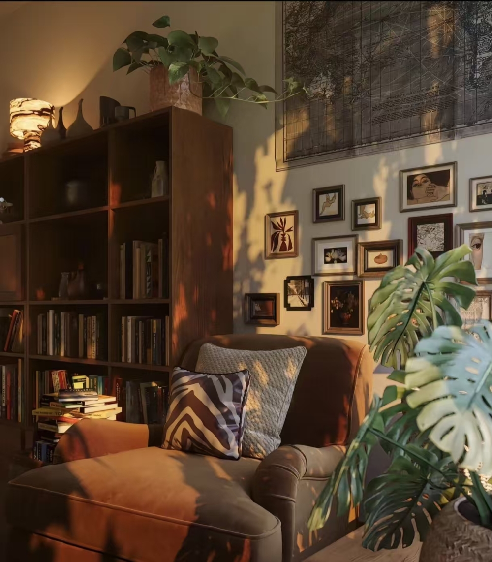 「棕調鬆弛感」復古私宅